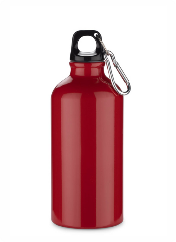 Alumīnija ūdens pudele TREKO 500 ml, sarkana