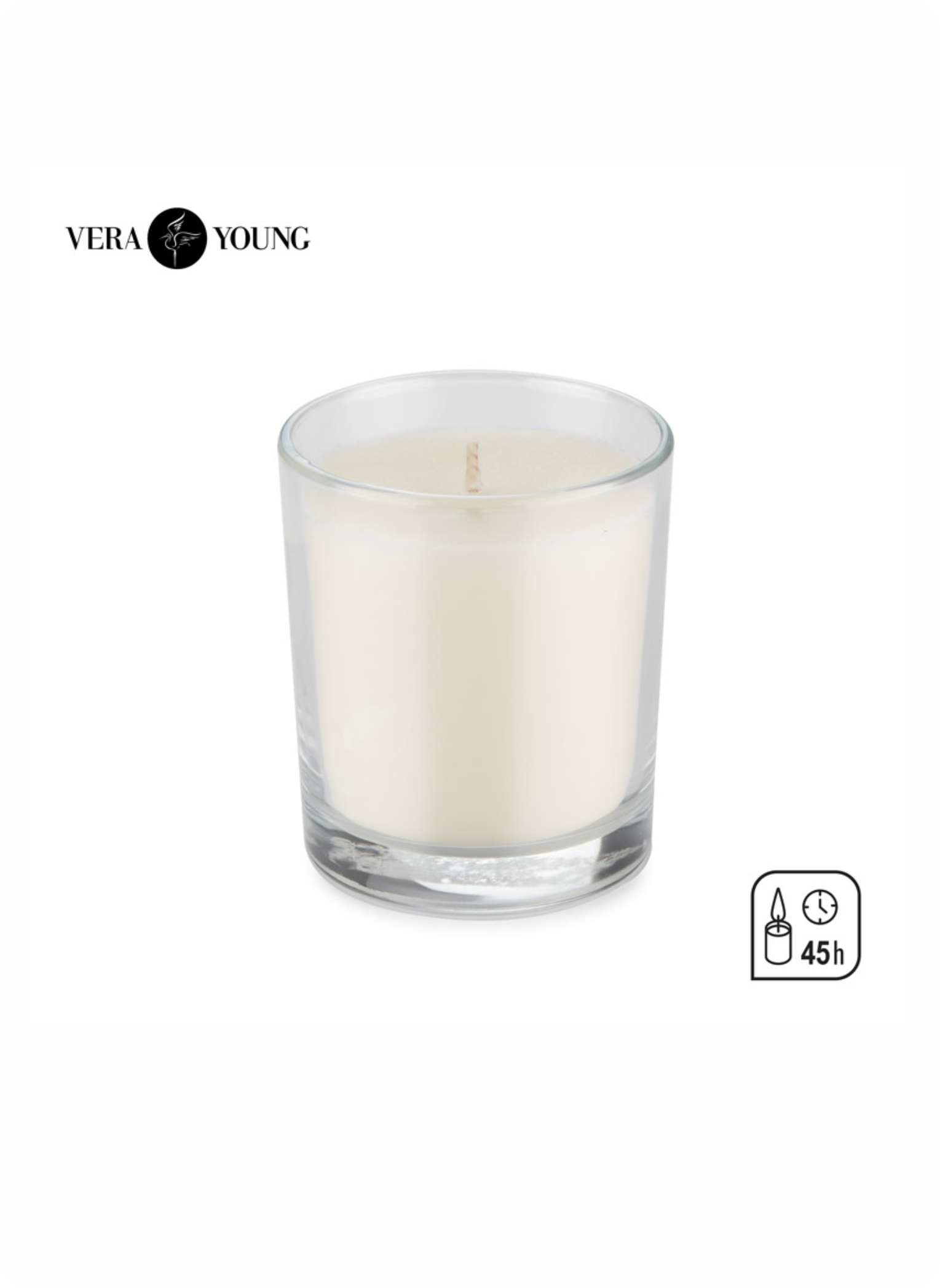 Sojas vaska svece 170g - Citronzāle & ingvers - VERA YOUNG