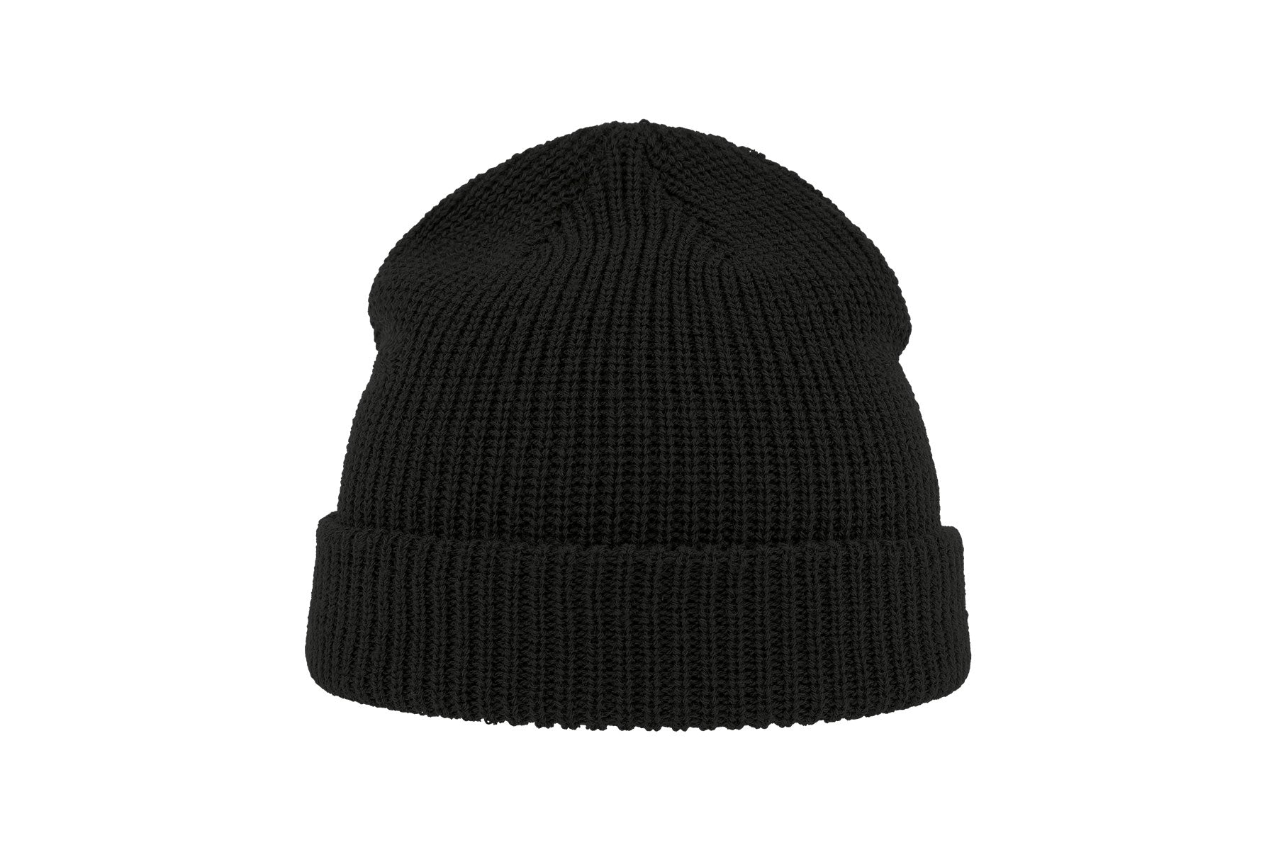 Woolly ziemas cepure melna