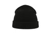 Woolly ziemas cepure melna