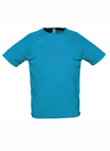 Sporty vīriešu sporta t-krekls aqua