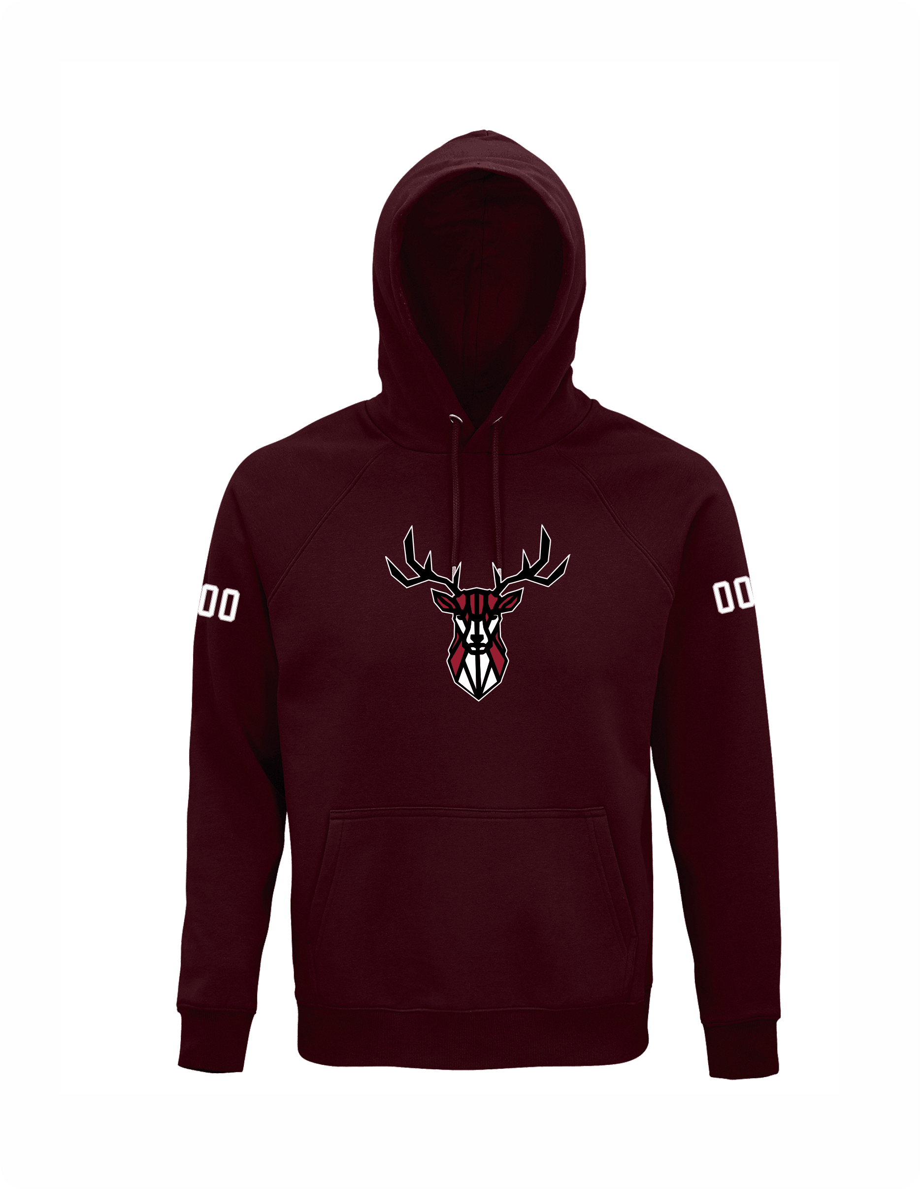 HK Sēļi hoodie bordo
