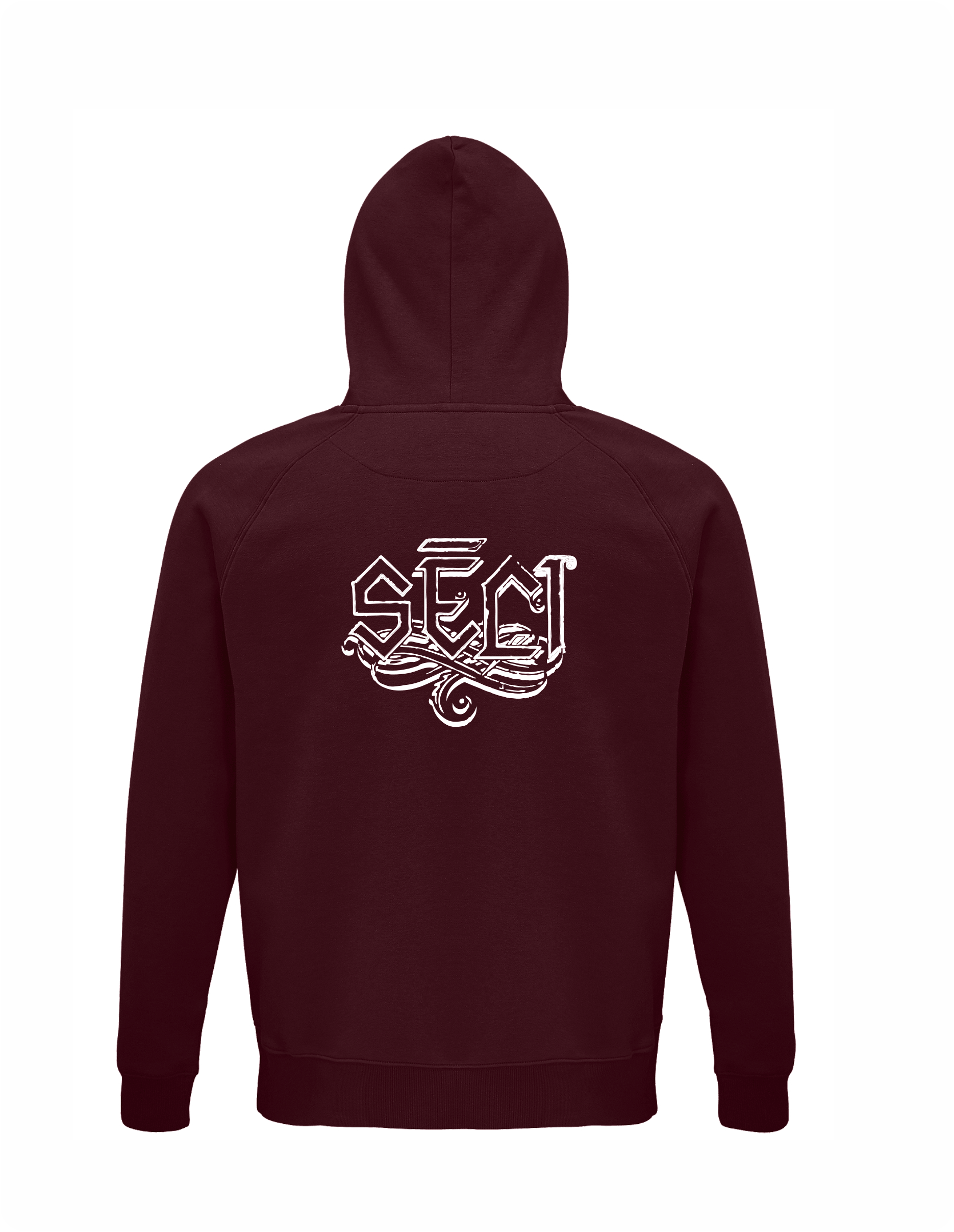 HK Sēļi hoodie bordo