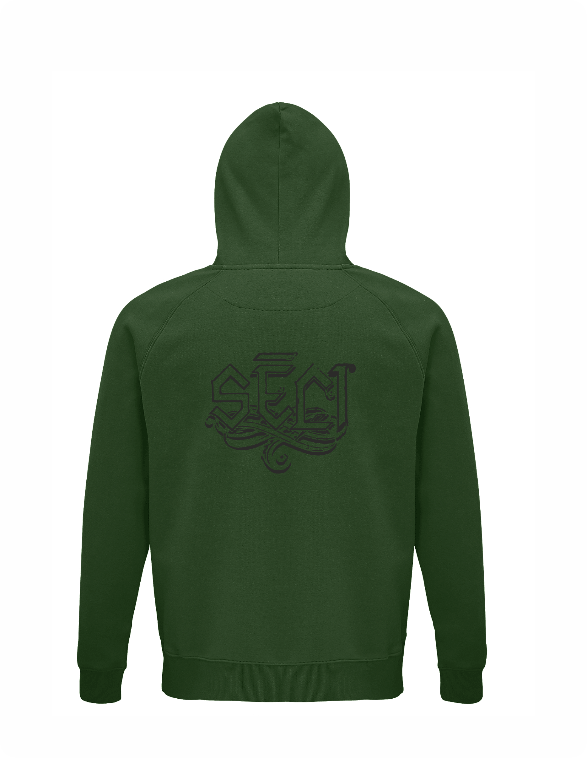 HK Sēļi hoodie bottle green