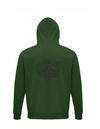 HK Sēļi hoodie bottle green