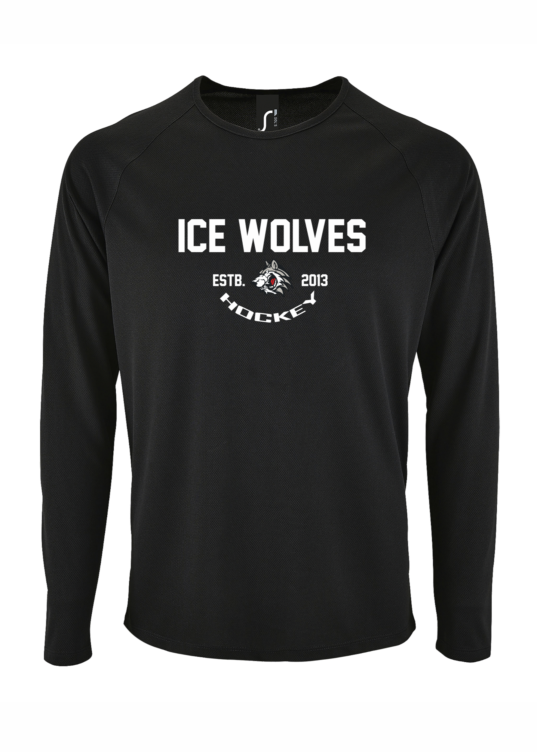 Sporta t-krekls ar garam piedurknēm HK Ice wolves