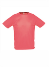 Sporty vīriešu sporta t-krekls neon coral