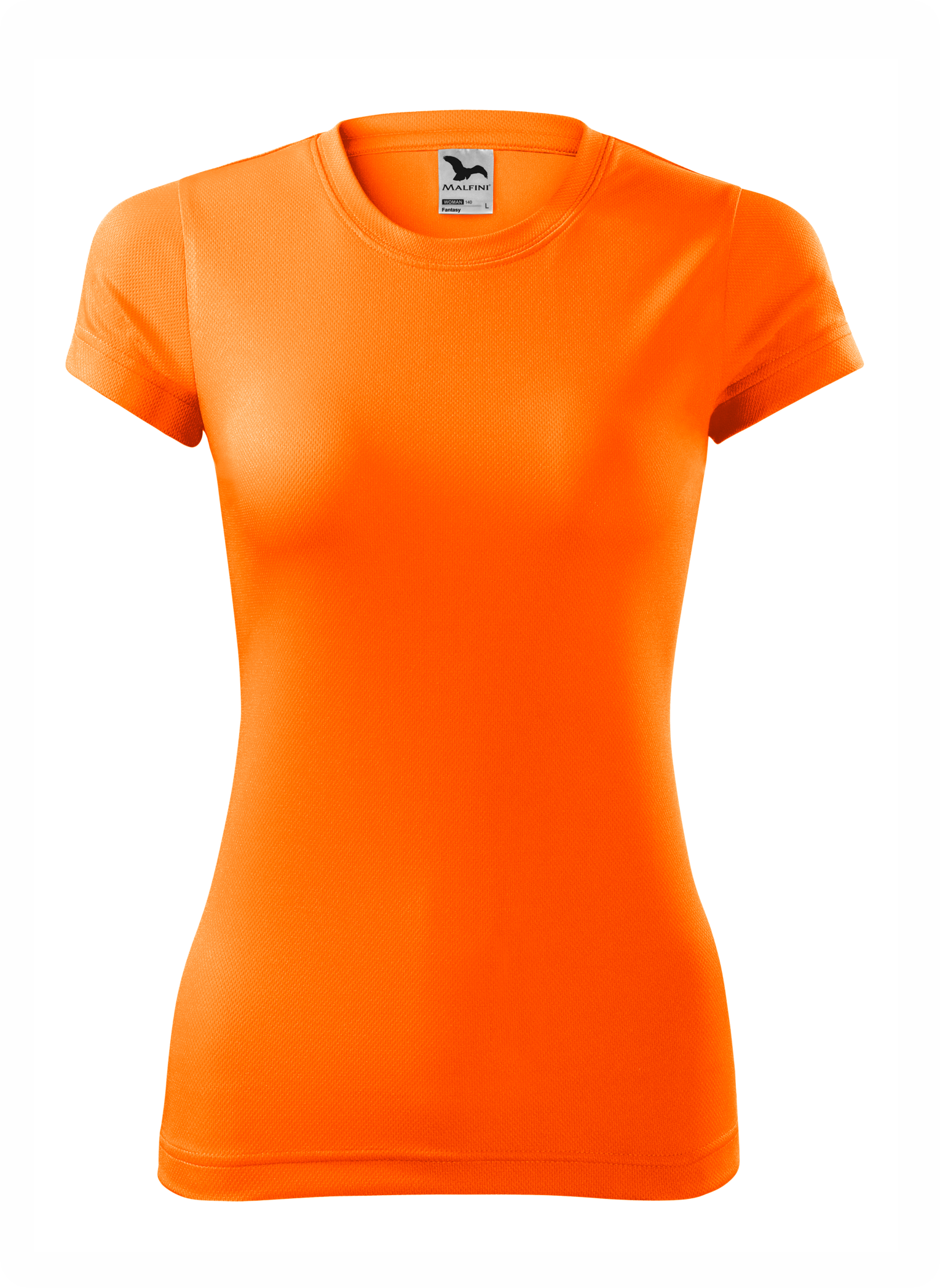 Fantasy women neon orange sporta t-krekls