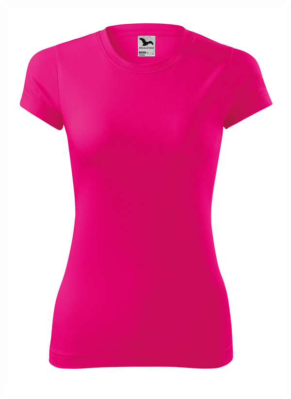 Fantasy women neon pink sporta t-krekls
