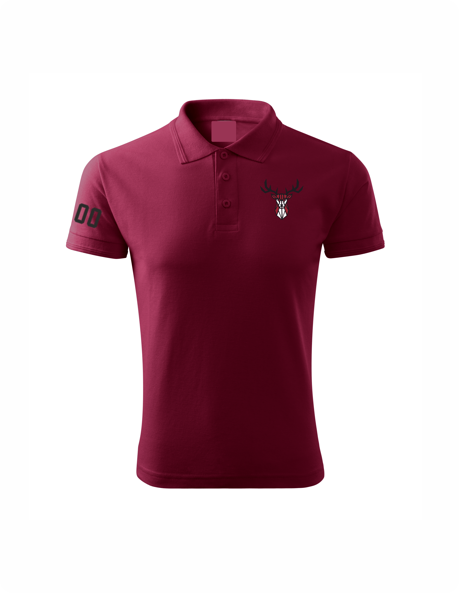 HK Sēli polo krekls ar izšuvumu bordo