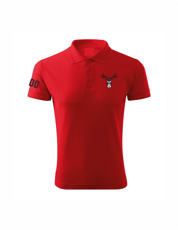 HK Sēli polo krekls ar izšuvumu sarkans