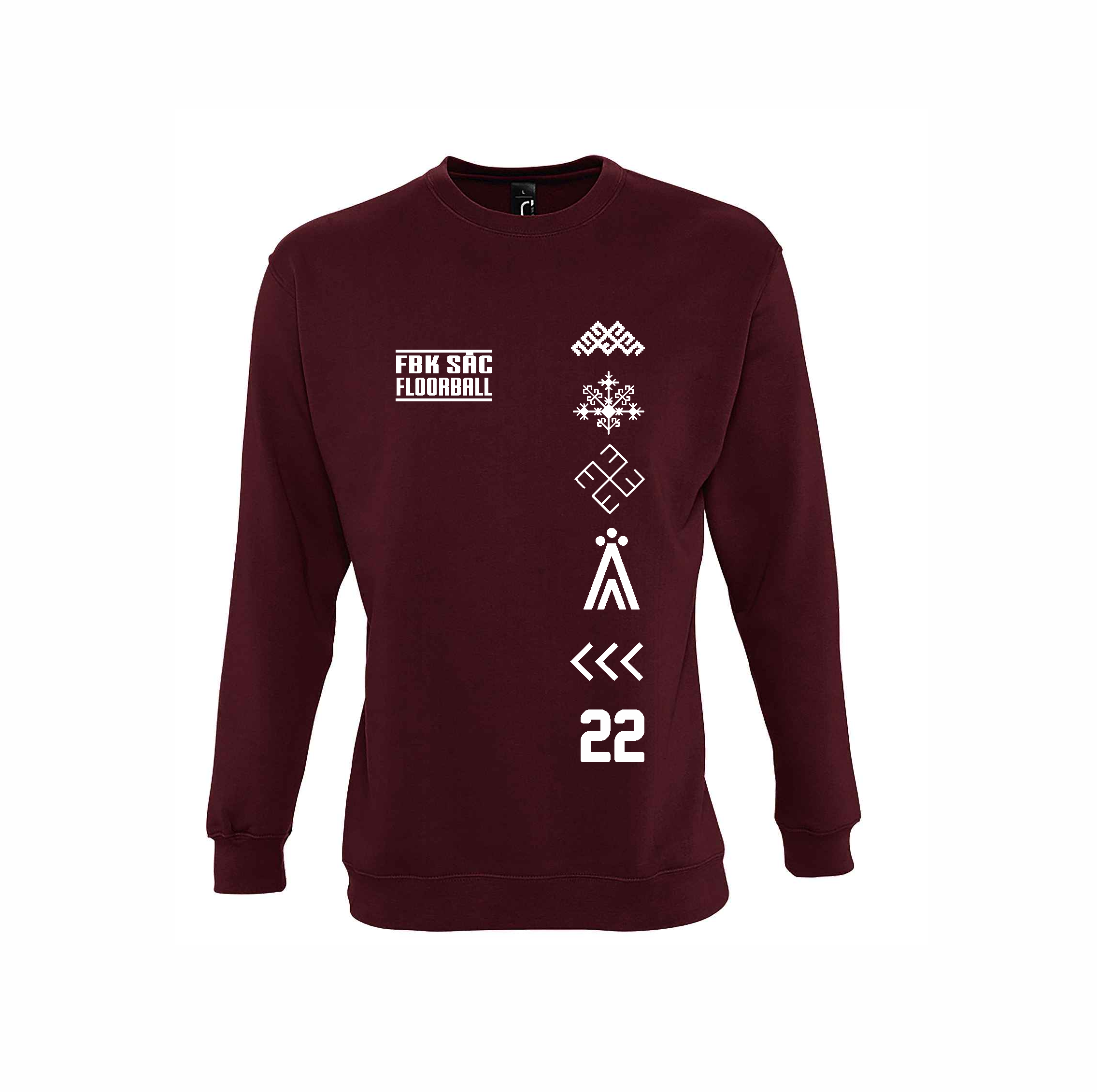 FBK SĀC džemperis bordo