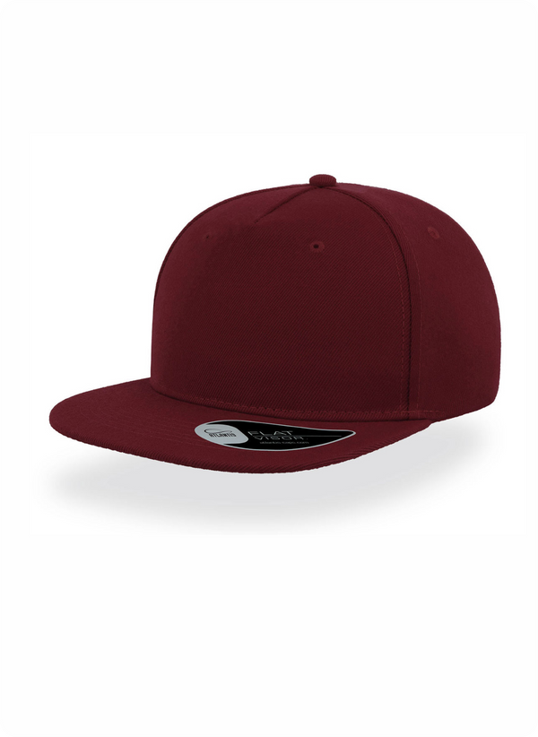 Cepure Snap five bordo krāsā