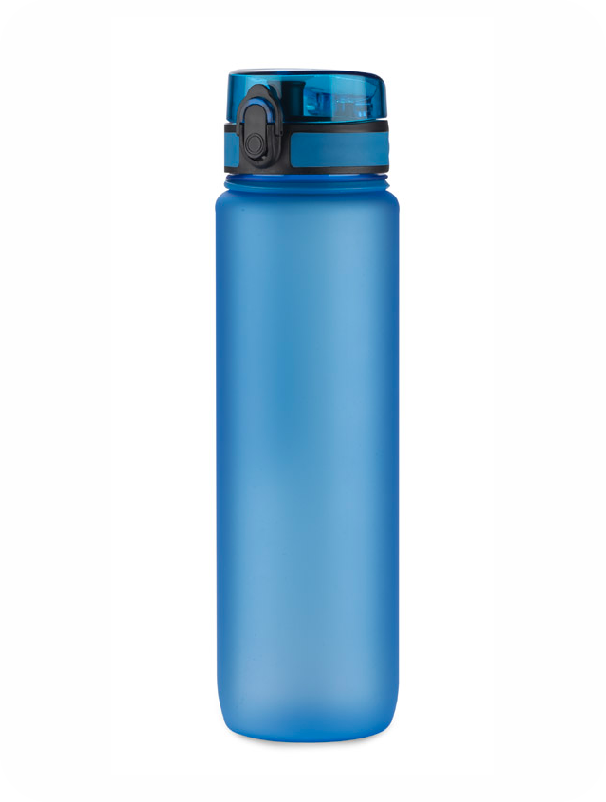 Motivācijas ūdens pudele zila 1000 ml MOTIVA