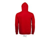 Hoodie sarkans pieaugušo - www.printworks.lv