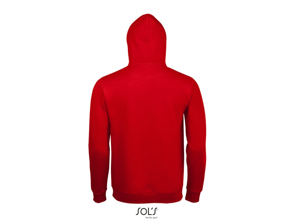 Hoodie sarkans pieaugušo - www.printworks.lv