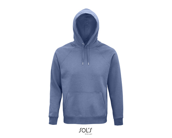Hoodie unisex zilā krāsā - www.printworks.lv