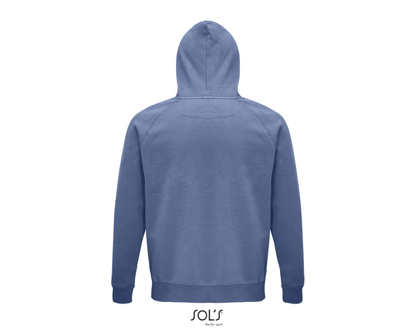 Hoodie unisex zilā krāsā - www.printworks.lv