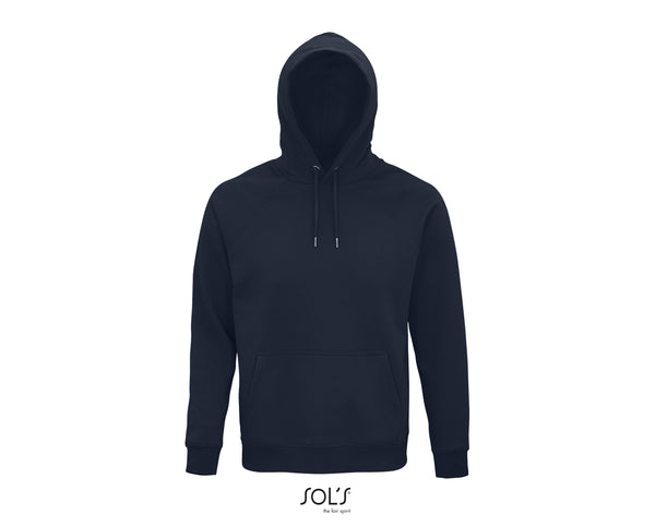 Hoodie unisex tumši zilā krāsā - www.printworks.lv