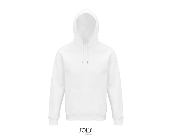 Hoodie unisex baltā krāsā - www.printworks.lv
