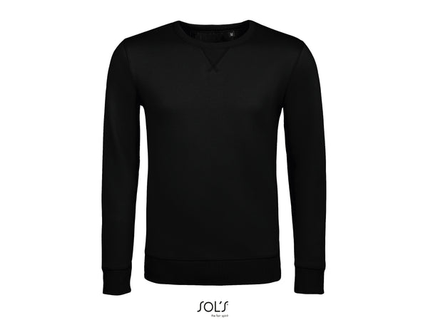 Džemperis melnā krāsā unisex - www.printworks.lv