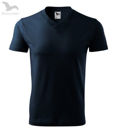 Unisex T-krekls V-neck 102 navy blue