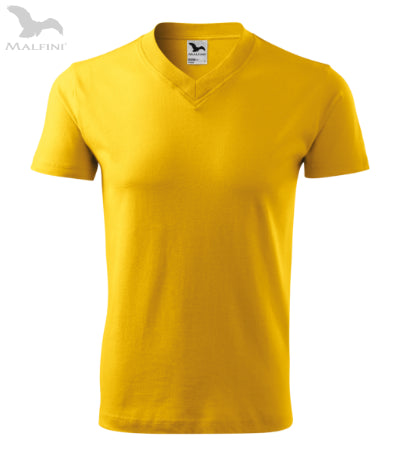Unisex T-krekls V-neck 102 yellow