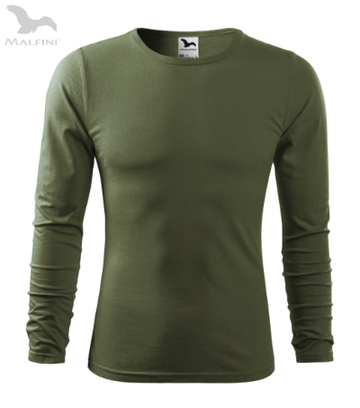 Vīriešu T-krekls ar garām piedurknēm Fit-T LS khaki