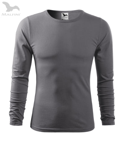 Vīriešu T-krekls ar garām piedurknēm Fit-T LS steel gray