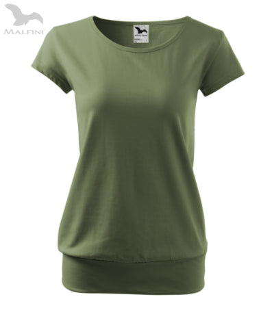 Sieviešu T-krekls City 120 khaki