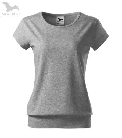 Sieviešu T-krekls City 120 dark gray melange