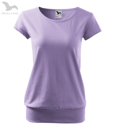 Sieviešu T-krekls City 120 lavender