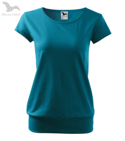 Sieviešu T-krekls City 120 turquoise