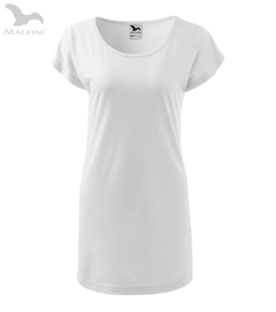 Sieviešu T-krekls/kleita Love 123 white
