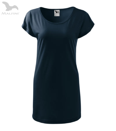 Sieviešu T-krekls/kleita Love 123 navy blue