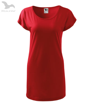 Sieviešu T-krekls/kleita Love 123 red