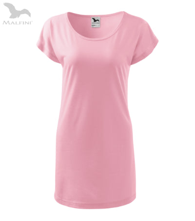 Sieviešu T-krekls/kleita Love 123 pink