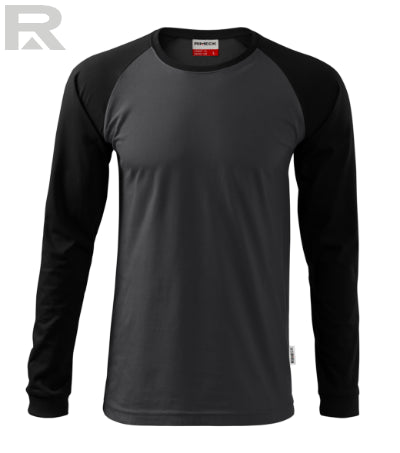 Unisex t-krekls Street LS 103 ebony gray