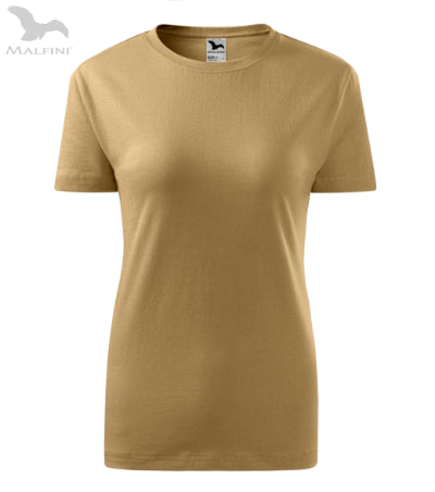 Sieviešu t-krekls Classic New 133 sand