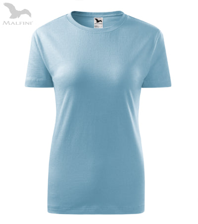 Sieviešu t-krekls Classic New 133 sky blue