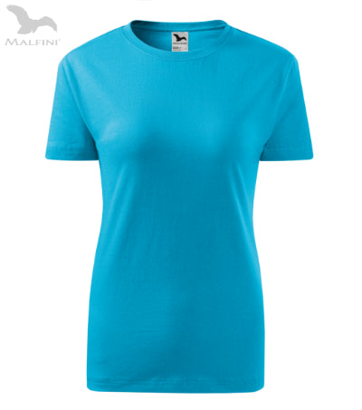 Sieviešu t-krekls Classic New 133 blue atoll
