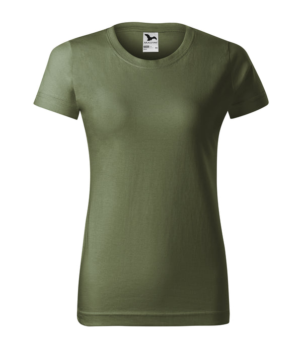 Sieviešu t-krekls Basic khaki
