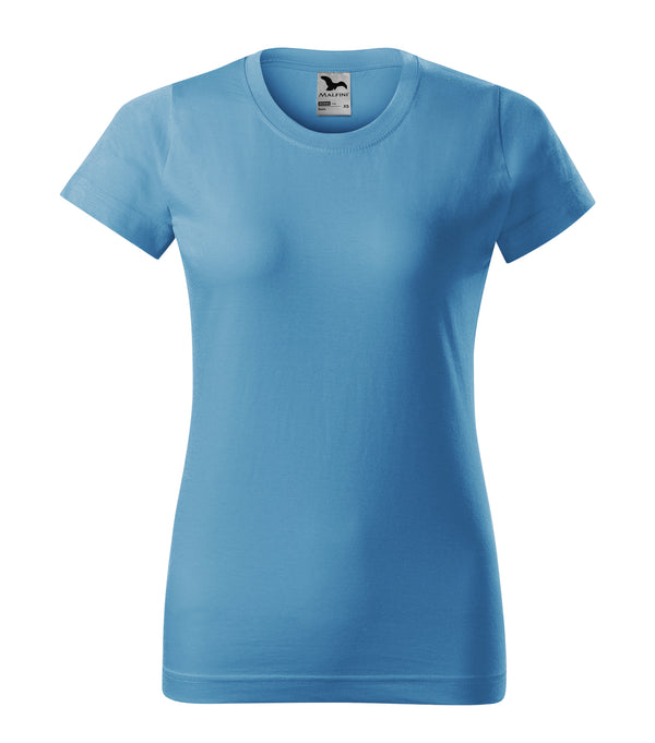 Sieviešu t-krekls Basic azure blue