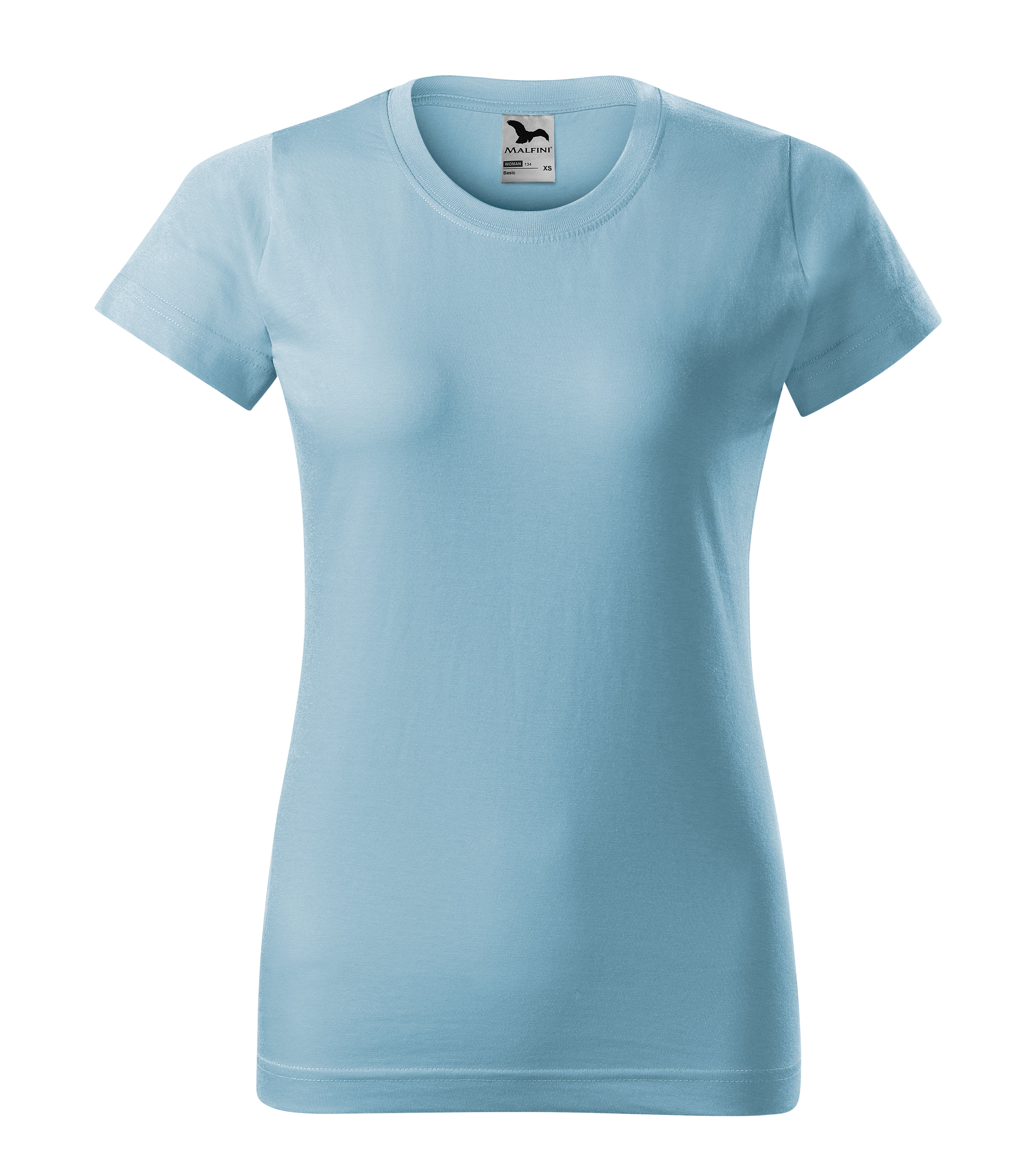 Sieviešu t-krekls Basic sky blue