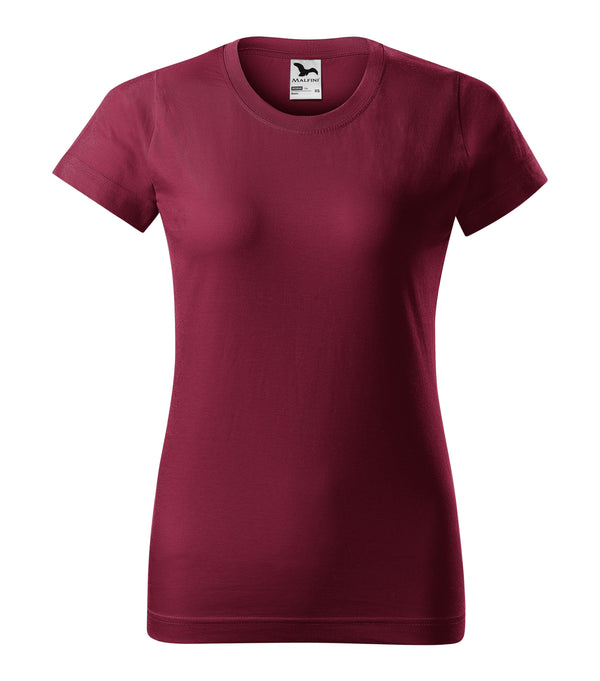 Sieviešu t-krekls Basic garnet