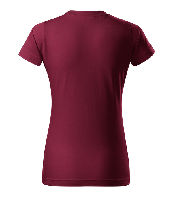 Sieviešu t-krekls Basic garnet