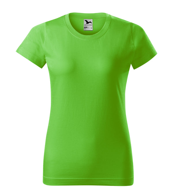 Sieviešu t-krekls Basic apple green