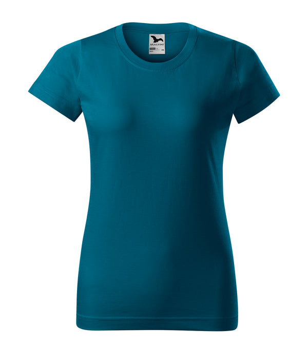 Sieviešu t-krekls Basic petrol blue