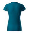 Sieviešu t-krekls Basic petrol blue