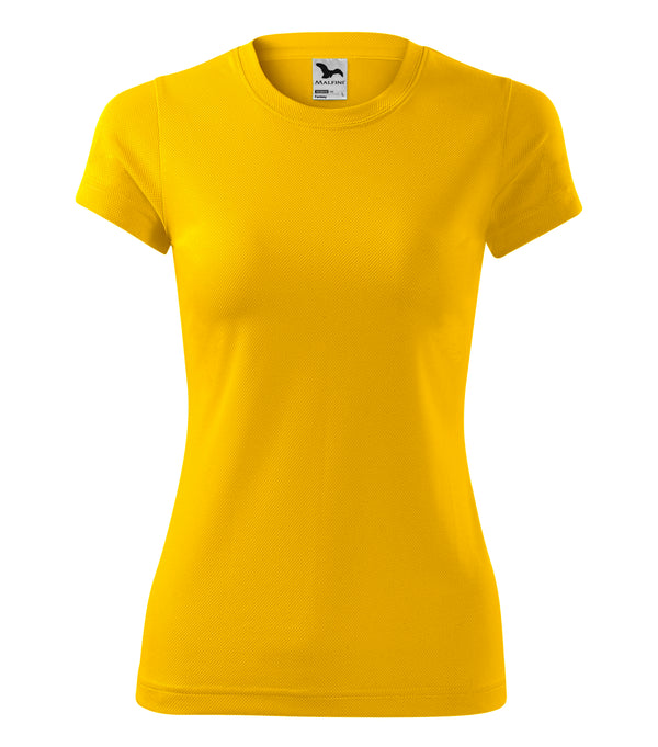 Fantasy women yellow sporta t-krekls